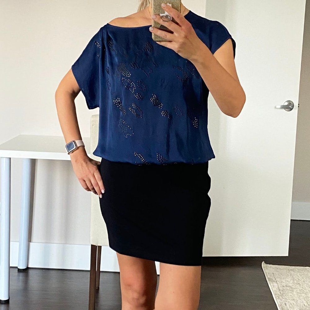 DKNYC Navy Dress sz S